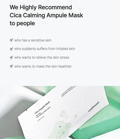 The Real Cica Calming Ampoule Mask, 27ml