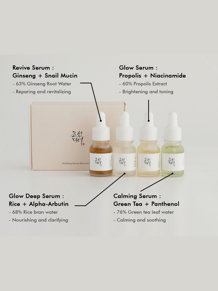 Hanbang Serum Discovery Kit - Set of 4 Serums in Miniature Version