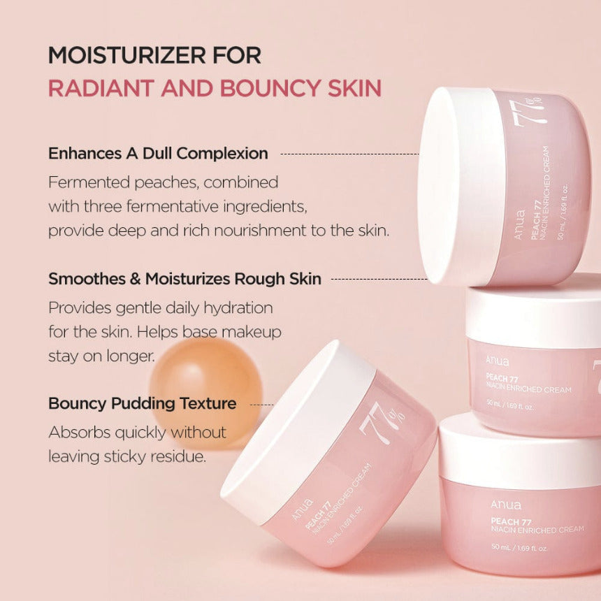 Peach 77 Niacin Enriched Cream 50ml