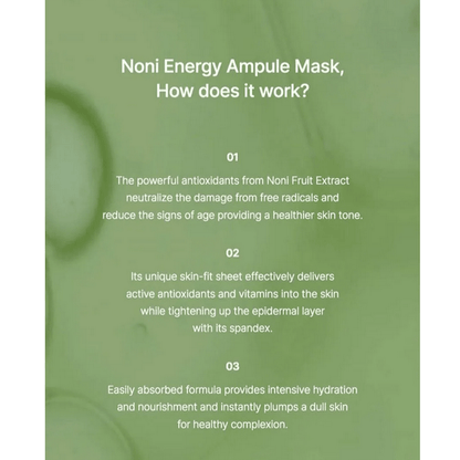 The Real Noni Energy Ampoule Mask