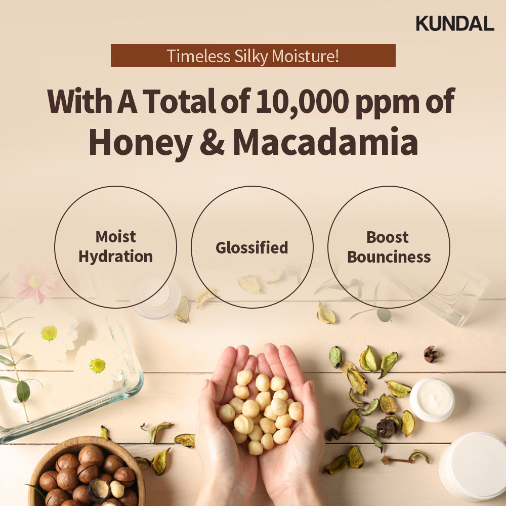 Honey & Macadamia Nature Shampoo, Amber Vanilla 500ml