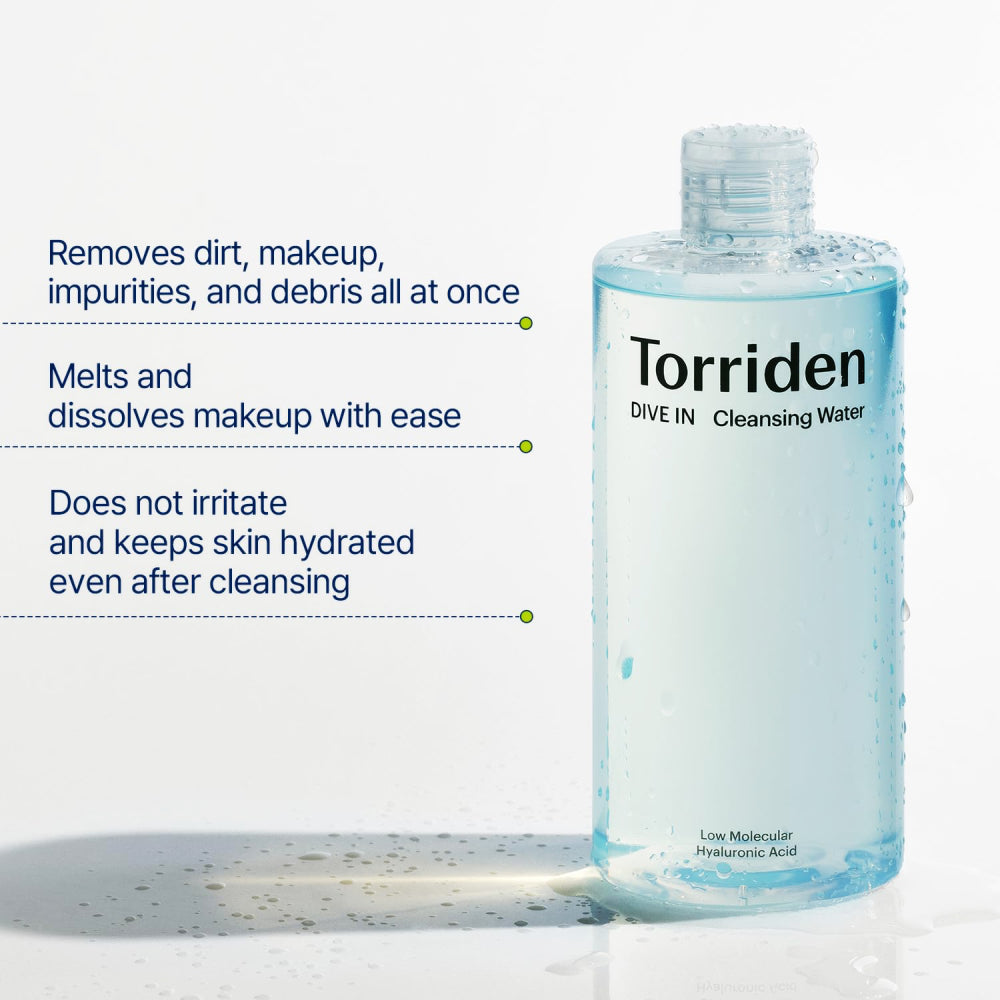 DIVE-IN Low Molecular Hyaluronic Acid Cleansing Water 400ml