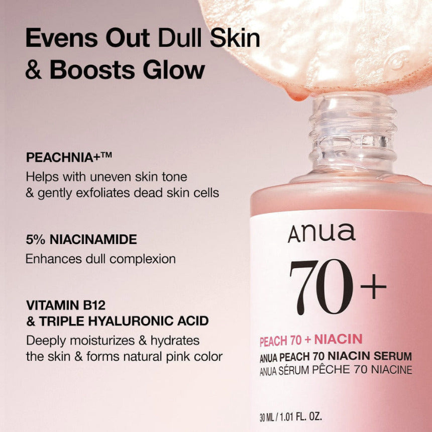 Peach 70% Niacinamide Serum 30ml
