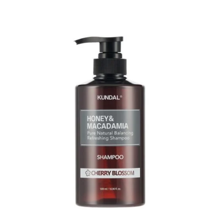 Honey & Macadamia Nature Shampoo, Cherry Blossom 500ml