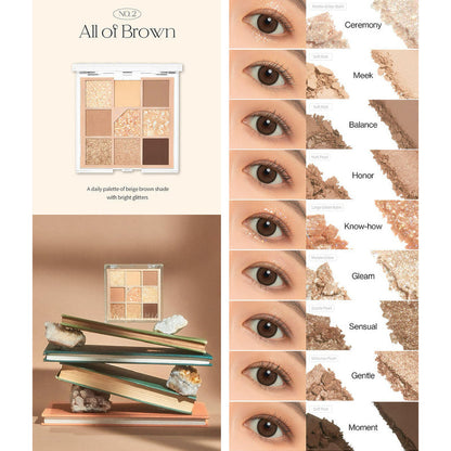 Glitterpedia Eye Palette #02 All of Brown 6,6g
