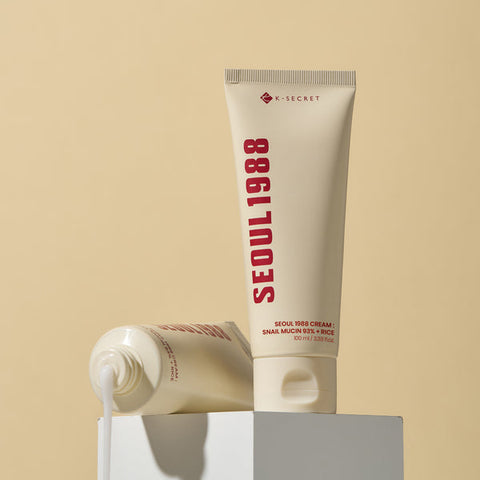 SEOUL 1988 Cream Snail Mucin 93% + Rice 100ml