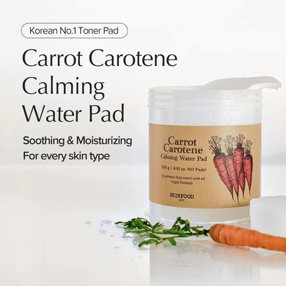 Carrot Carotene Calming Water Pad 60 Pcs