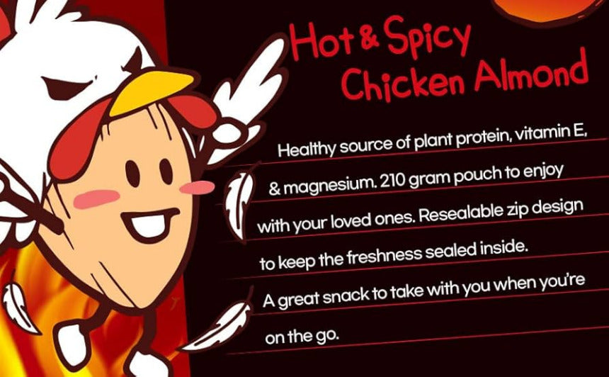 HBAF Almond Spicy Chicken Flavor 120g