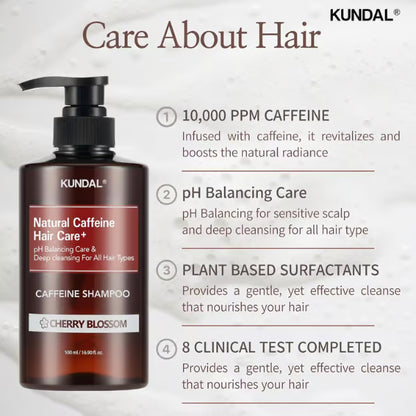 Caffeine Shampoo, Cherry Blossom 500ml