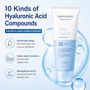 Super Aqua Ultra Hyalron Cleansing Foam 200ml