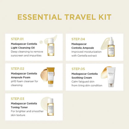 Madagascar Centella Travel Kit